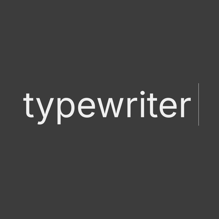 css script animate typewriter text