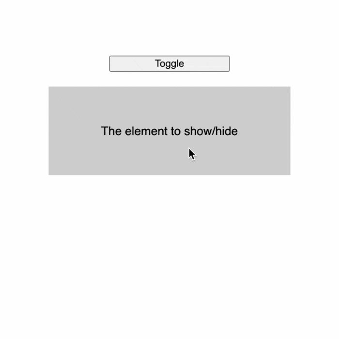 css script Show-hide